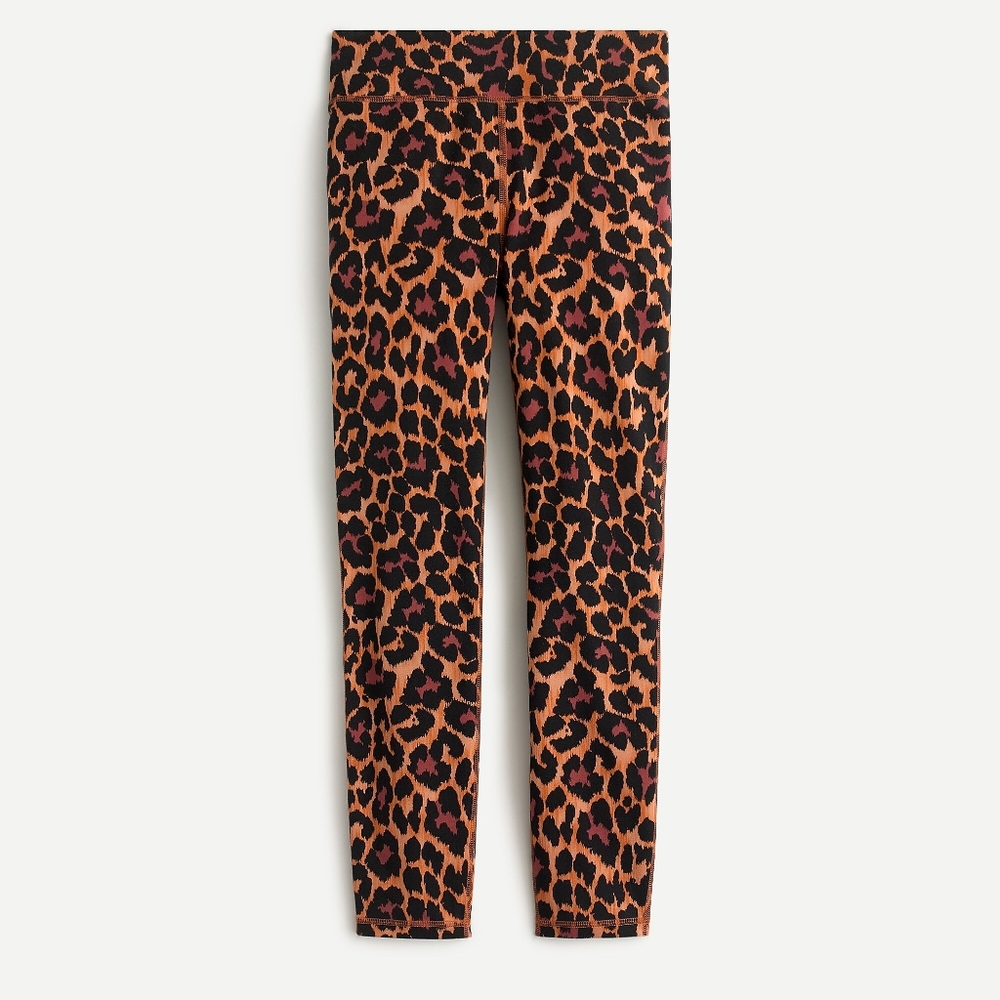 New! J Crew Medium M 7/8 High-rise Leggings in Leopard Animal Print NWT Bottoms